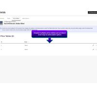 Product Price Area Table - Prestashop Module Product Price Area Table - Prestashop Module