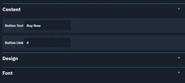 Campaign Builder - Button Content